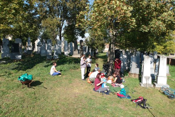 Kosení židovského hřbitova 2018